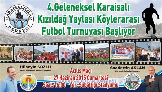 2015 Kızıldağ Yaylası Futbol Turnuvası başlıyor