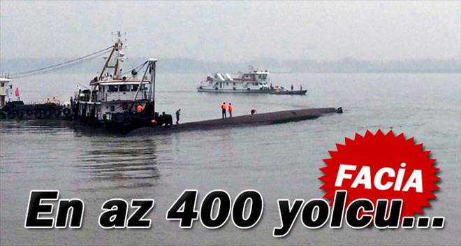 Çin`de 458 kişi taşıyan gemi battı!