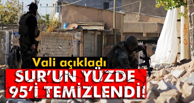 Diyarbakır Valisi: ´Sur´un Yüzde 95´i Temizlendi´