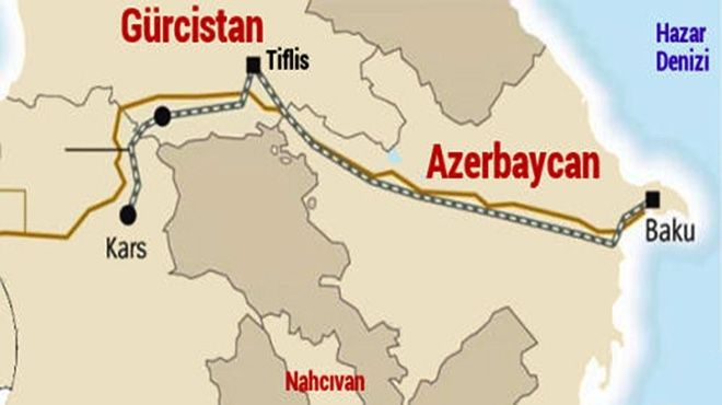 Bakü-Tiflis-Kars demiryolu hattını kullanacak tren, Mersin´den yola çıkıyor