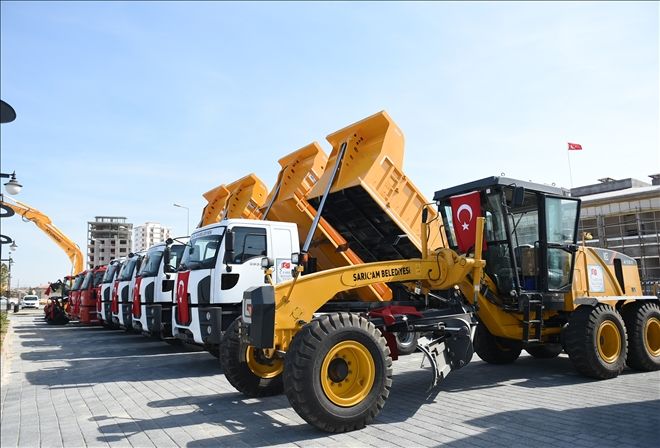 Sarıçam Belediyesi araç filosu güçleniyor 