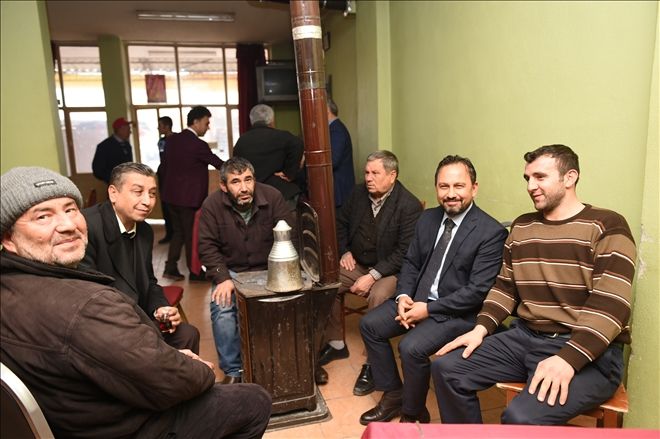 Sarıçam Belediye Başkanı Bilal Uludağ esnaf ziyaretinde