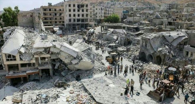 Kızıl Haç: Suriyedeki yıkım 2. Dünya Savaşından beri görülmedi