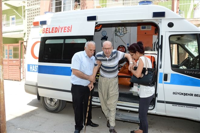 Büyükşehir ambulansları bu kez demokrasiye hizmet edecek