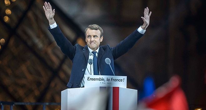 Fransa´da seçimin kazananı Macron 