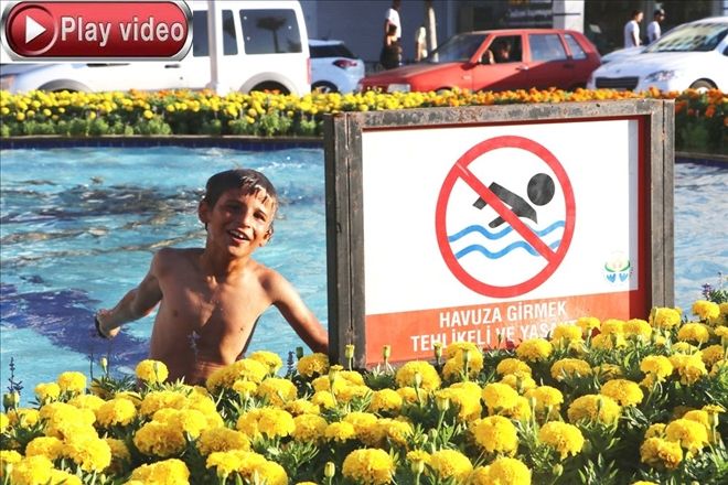 Çocukların tehlikeli havuz macerası