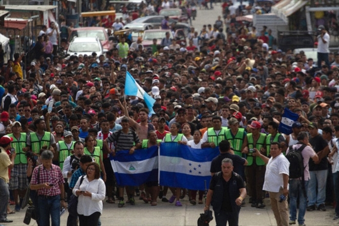 3 bin Honduraslı refah için ABD´ye gidiyor