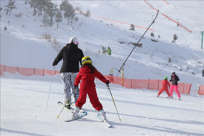Kartalkaya´da kayak sezonu açıldı