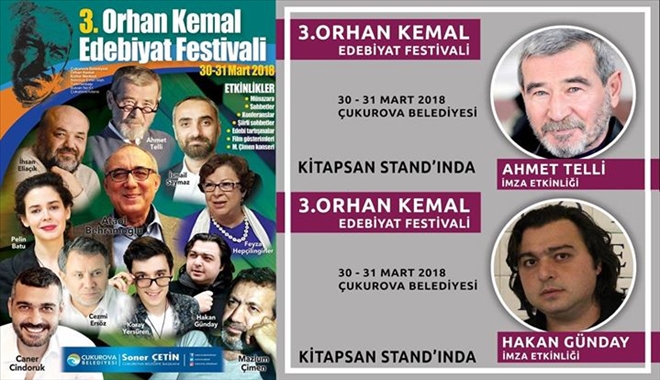 3´ncü Orhan Kemal Edebiyat Festivali 30 Martta başlıyor