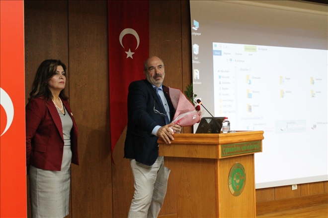  Prof. Dr. Mustafa Hamdi Sayar´dan Ç.Ü.´de konferans 