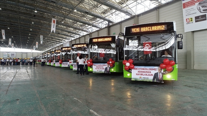 Adana Büyükşehir Belediyesi´ne TEMSA´dan 60 adet Avenue otobüs verildi