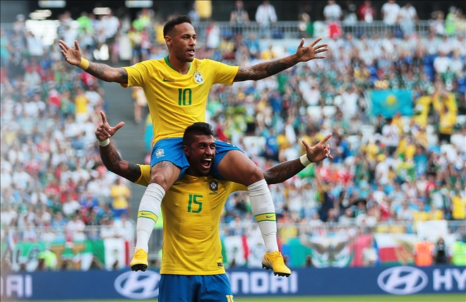Brezilya, Neymarla güldü