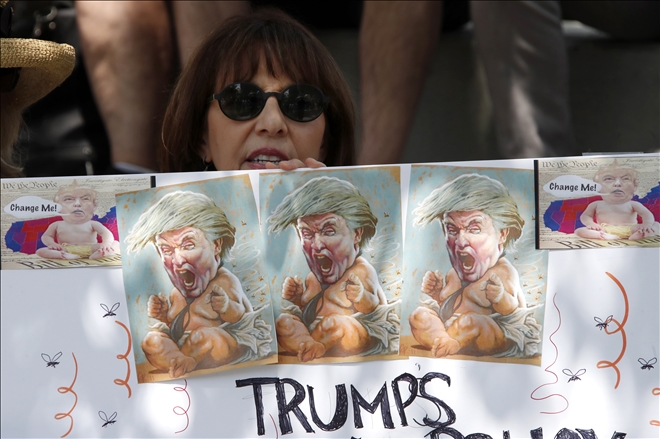 ABD´de Trump karşıtı gösterilerde 30 kişi gözaltına alındı   