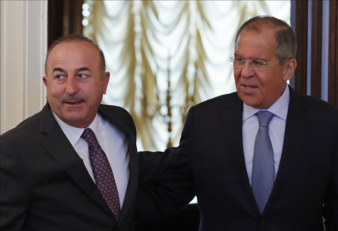 Bakan Çavuşoğlu ve Lavrov ortak basın toplantısı düzenledi