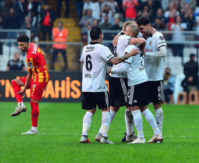 Beşiktaş Kayserispor´u rahat geçti