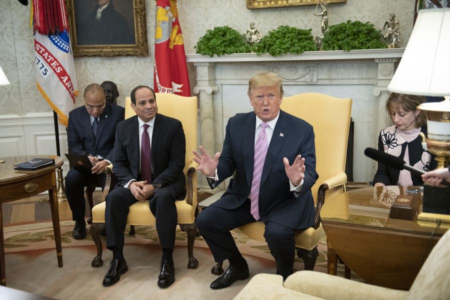 G7 Zirvesi’nde Trump- Sisi görüşmesi