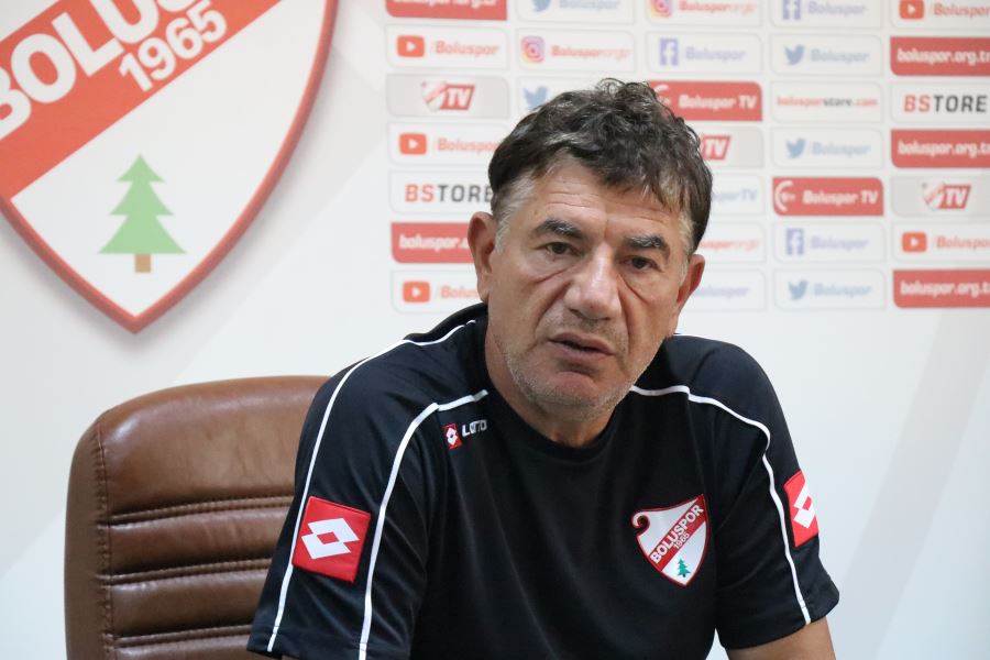 Boluspor Teknik Direktörü Giray Bulak: 