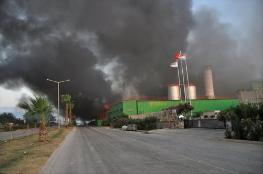 Adana’da Organize Sanayi Bölgesinde yangın