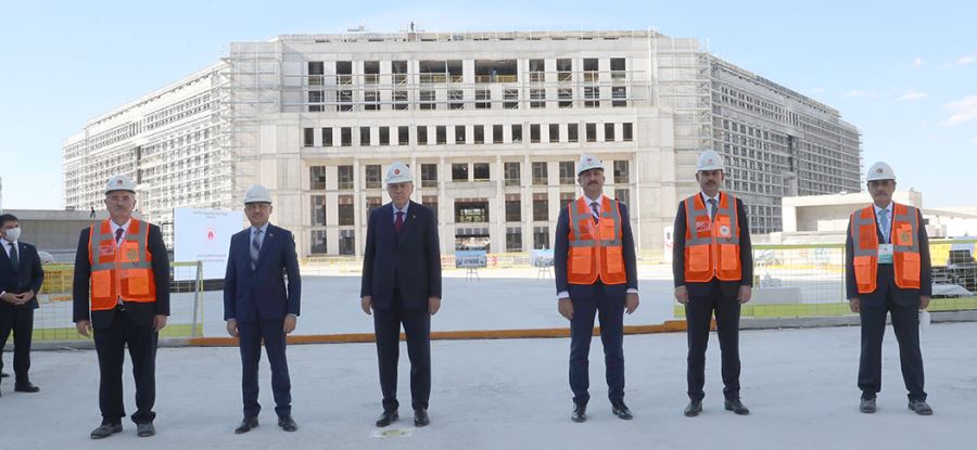 Cumhurbaşkanı Erdoğan, Yargıtay Başkanlığı yeni hizmet binasını inceledi