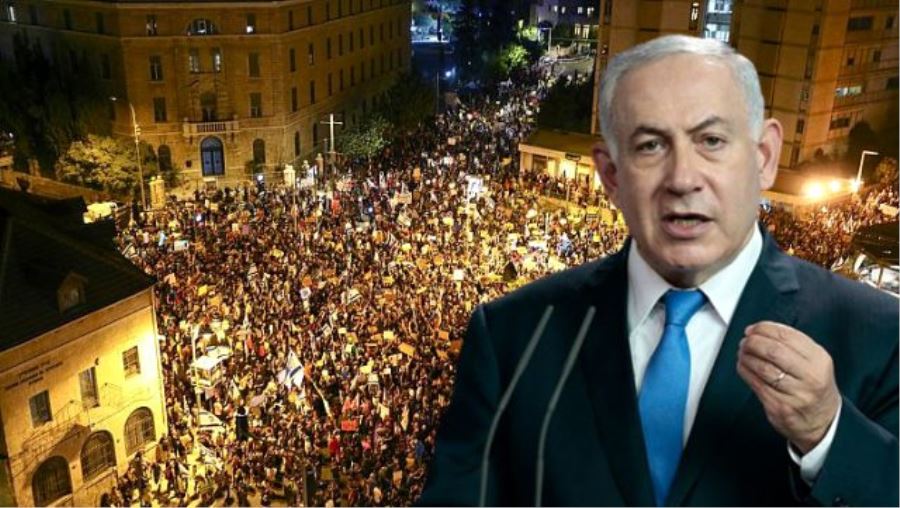 İsrail Başbakanı Netenyahu zorda