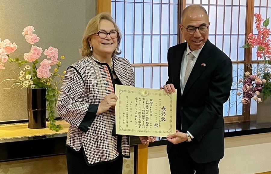 Güler Sabancı’ya Japonya Büyükelçisi Ödülü Takdim Edildi