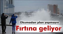 Kuzey Ege, Marmara ve Batı Karadeniz´de fırtına bekleniyor