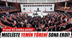 Milletvekili yemin töreni sona erdi