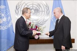 TÜRKİYE´NİN BM´DEKİ YENİ DAİMİ TEMSİLCİSİ GÖREVİNE BAŞLADI