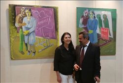  MEHMET ALAGÖZ´ÜN ADANA´DAKİ "GÖÇ VE GÖÇMENLİĞ(M)İN RESİMSEL HALLERİ" SERGİSİ AÇILDI   