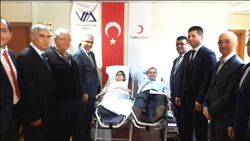 Vergi müfettişleri kan bağışladı