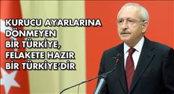   “TÜRKİYE KURUCU AYARLARINA DÖNMEK ZORUNDADIR”