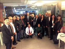 BAŞKAN KARALAR, HEYKELTIRAŞ AKSOY´U AĞIRLADI