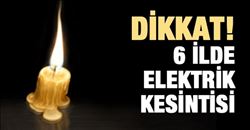 Adana, Mersin, Osmaniye, Hatay, Kilis ve Gazeantep İlerinin  ve Bazı İlçelerinin  21,22,23 Mart 2016 Günlerinde  Elektirik kesilecektir.