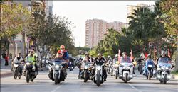 BAŞKAN ÇETİN 19 MAYIS´TA MOTOSİKLETİYLE ŞEHİR TURU ATTI