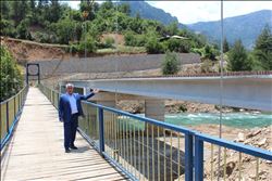  Saimbeyli Himmetli Köprüsü´nde çalışmalar son aşamaya geldi