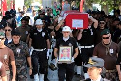  Şehit Özel Harekat Polisi Malkav´a son görev 