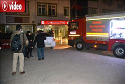 Adana´da uygulama otelinde yangın