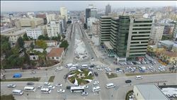 Müze Kavşağı´na ilave  kaldırım