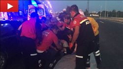 Sıkıştıkları otomobilden CANKUR kurtardı