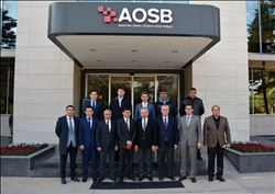 KAZAKİSTANLI İŞ ADAMLARINDAN AOSB´YE ZİYARET