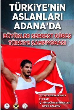  Türkiye´nin Serbest Güreşçileri 21 Aralık´ta Adana´da