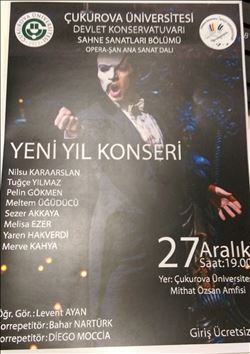 Ç.Ü.´de opera ve klasik  müzik konseri