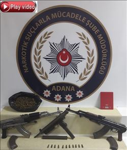 Uyuşturucu operasyonundan cephanelik çıktı 