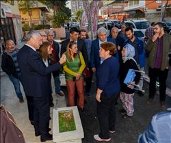 Başkan Karalar Namık Kemal Mahallesi´nde