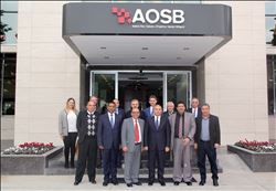 Kıbrıslı sanayiciler AOSB´yi gezdi