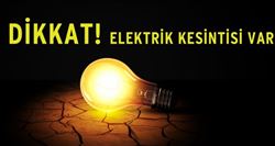  Adana´nın 4 ilçesinde elektrik kesintisi