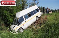 Üniversite yolunda trafik kazası