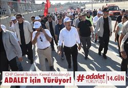 ADALET YÜRÜYÜŞÜ´NÜN 14. GÜNÜ 