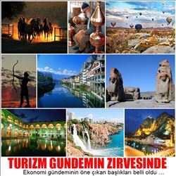 TURİZM GÜNDEMİN ZİRVESİNDE   