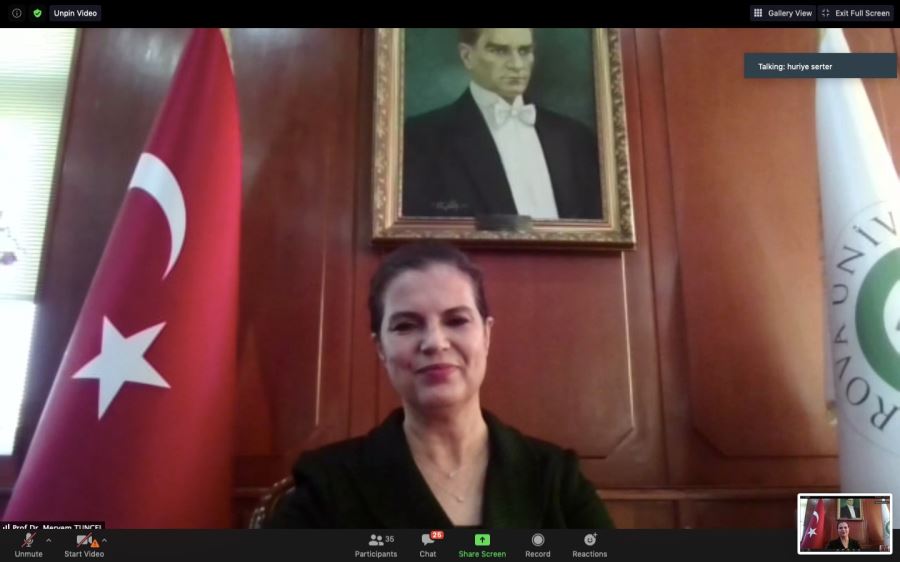 Rektör Prof. Dr. Meryem Tuncel:  “Cumhuriyet, Türk Milletinin Yaşama Azim ve İradesinin Çelikleşmiş İfadesidir…”